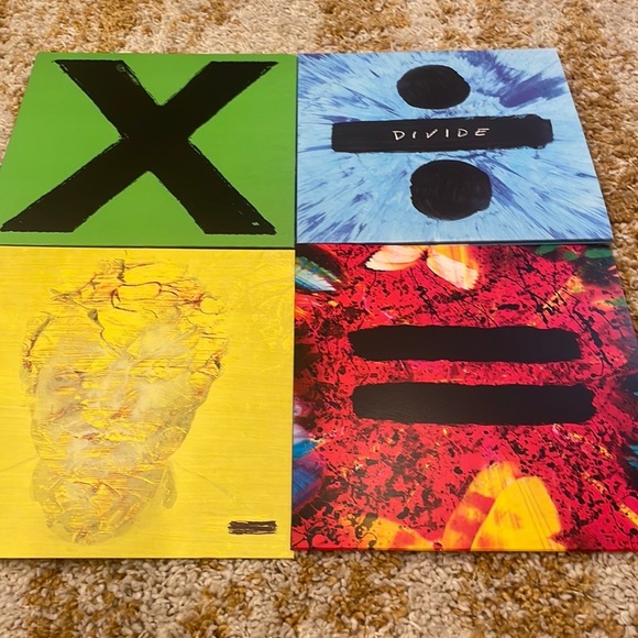 4 Ed Sheeran vinyls